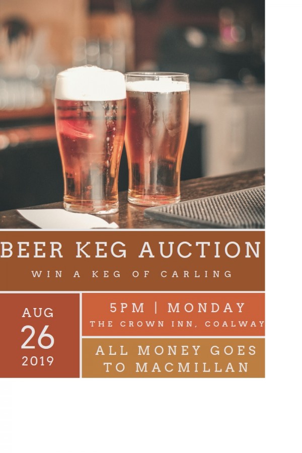 beer keg auction